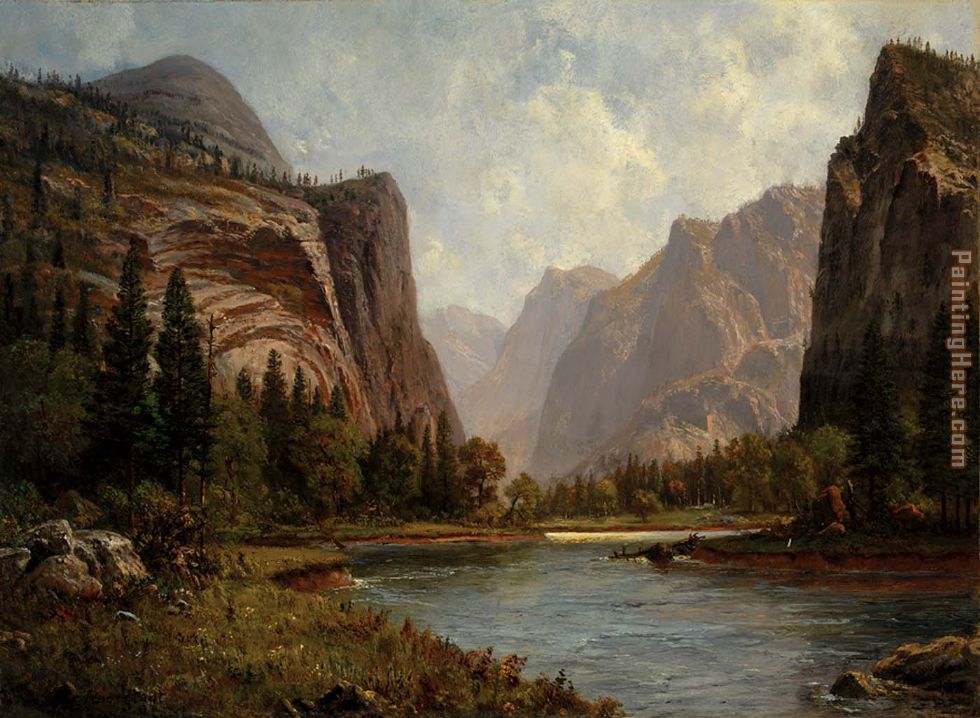Gates of the Yosemite painting - Albert Bierstadt Gates of the Yosemite art painting